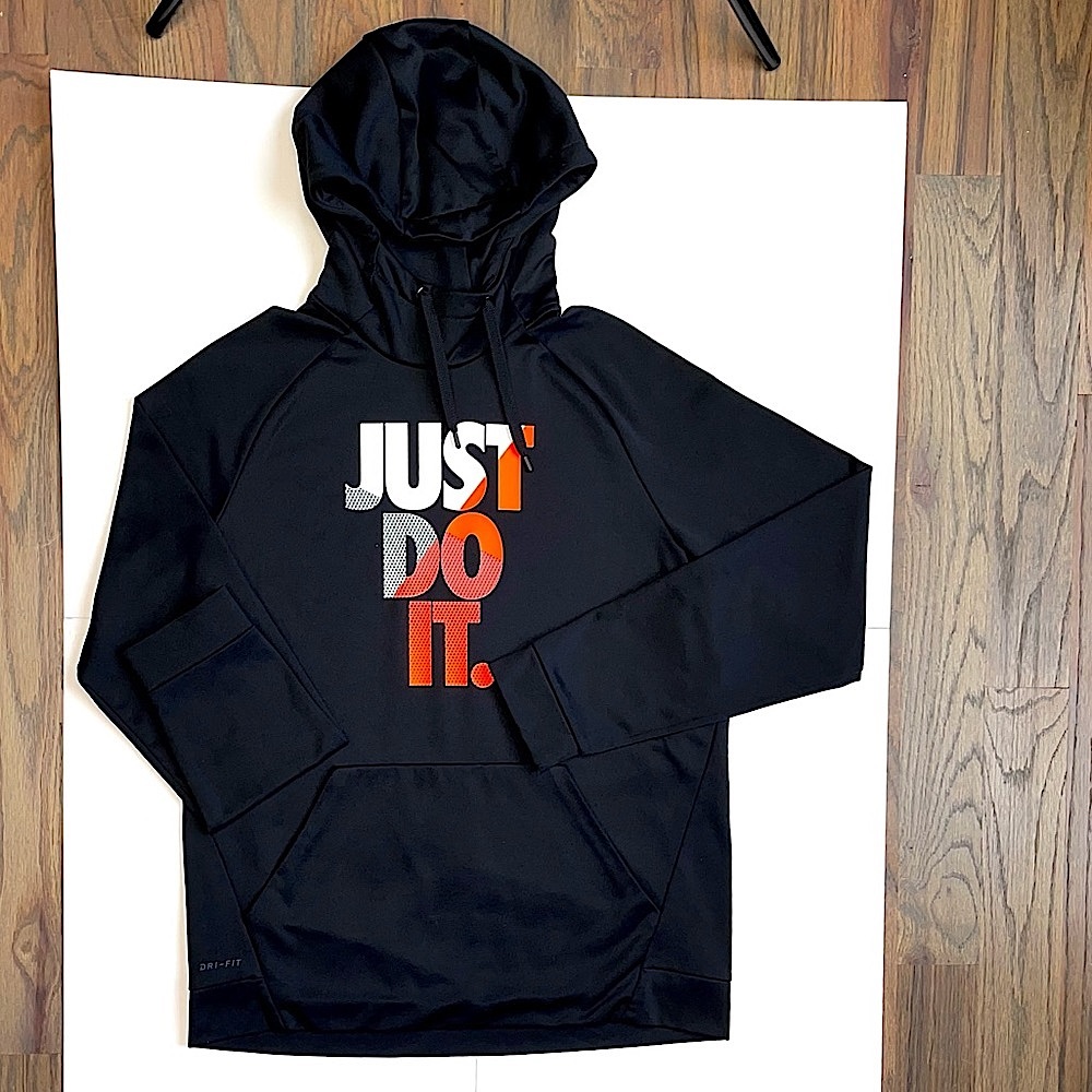 Nike Just Do It Dri-Fit Thermal Fleece Hoodie, Size Large